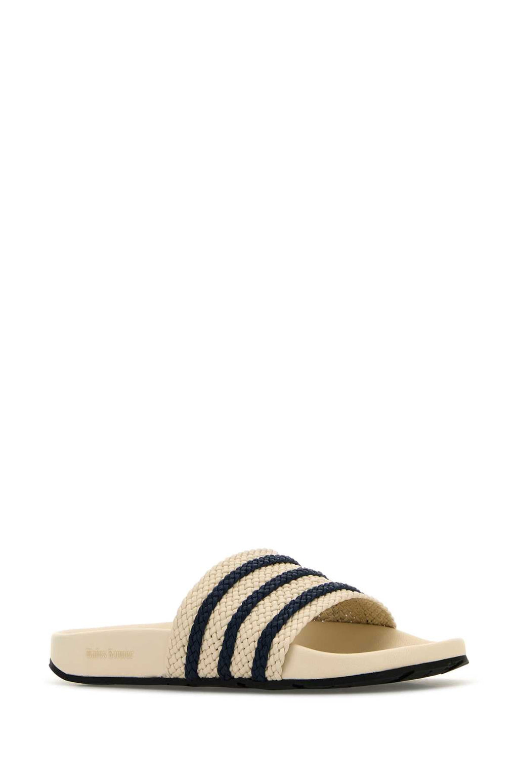 ADIDAS X WALES BONNER Ivory Leather Adilette Slippers for Men Banlieue91