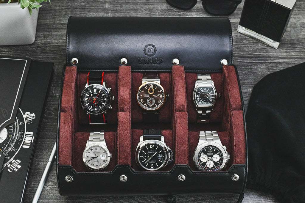 6 Watch Case - Jade Black