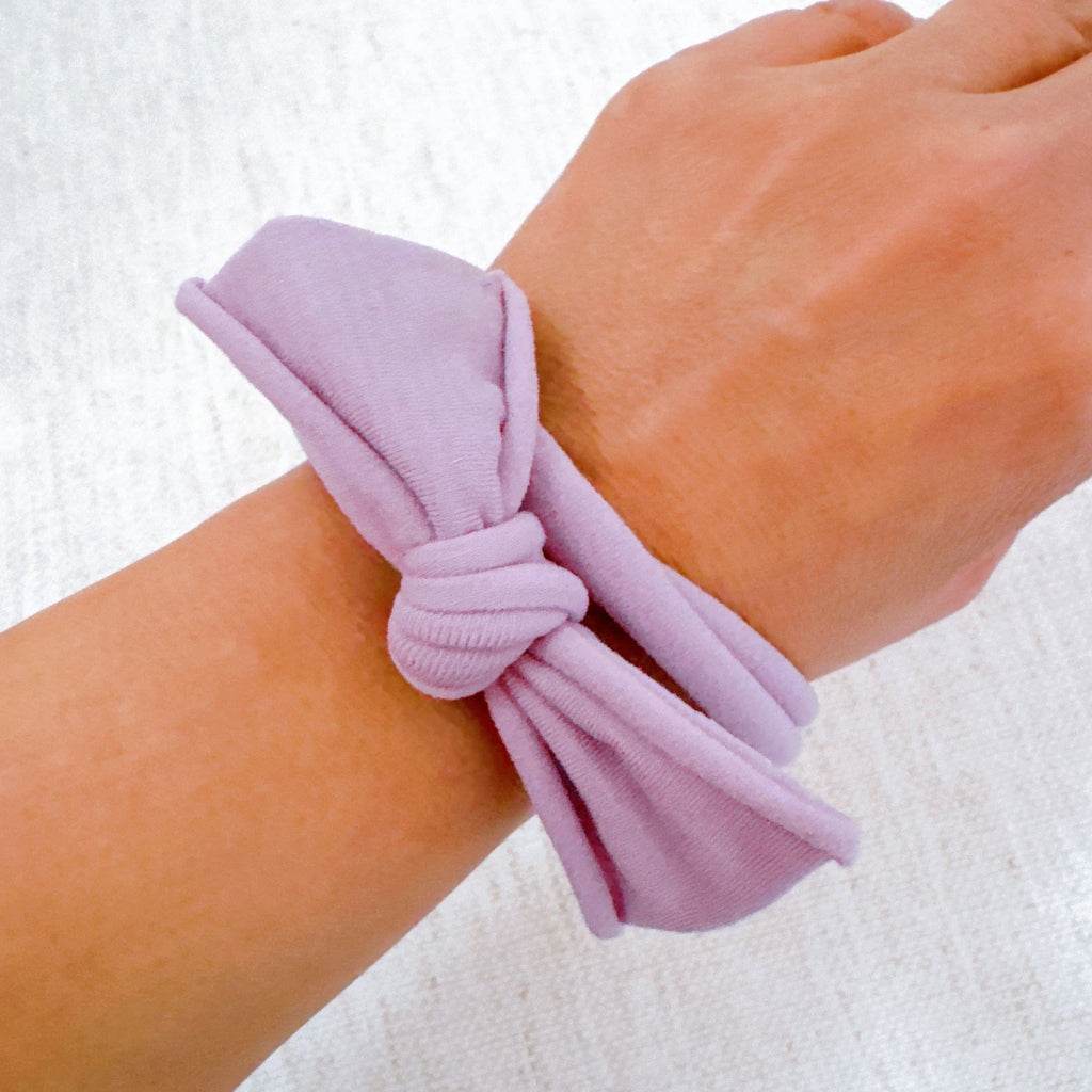 Jersey Bow Hair Ties Set Of 2