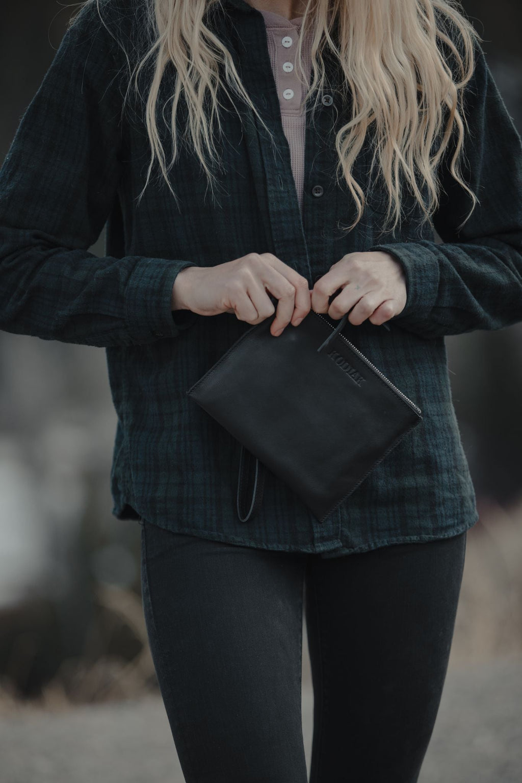 Leather Clutch Kodiak Leather
