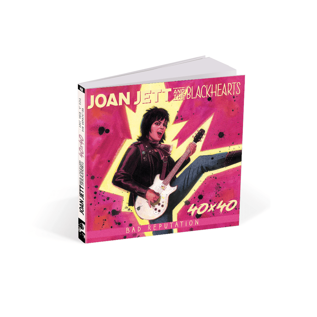 JOAN JETT & THE BLACKHEARTS - 40x40: Bad Reputation/I Love Rock 'n' Roll - Hardcover Book Z2 Comics
