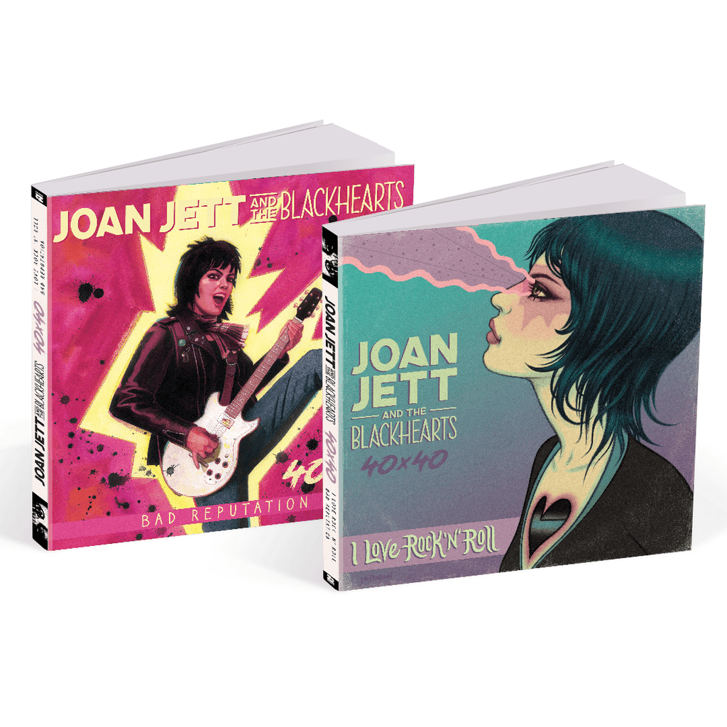 JOAN JETT & THE BLACKHEARTS - 40x40: Bad Reputation/I Love Rock 'n' Roll - Hardcover Book Z2 Comics