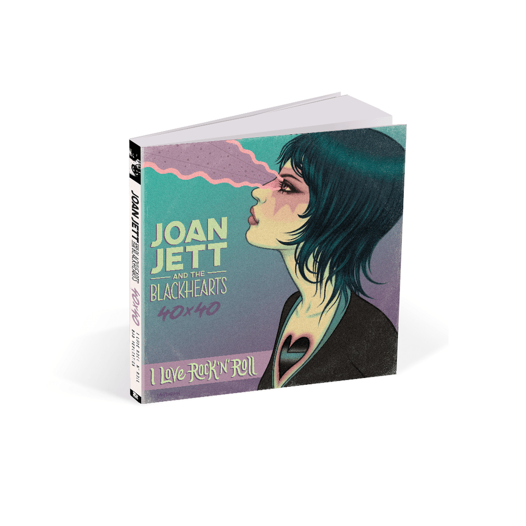 JOAN JETT & THE BLACKHEARTS - 40x40: Bad Reputation/I Love Rock 'n' Roll - Hardcover Book Z2 Comics