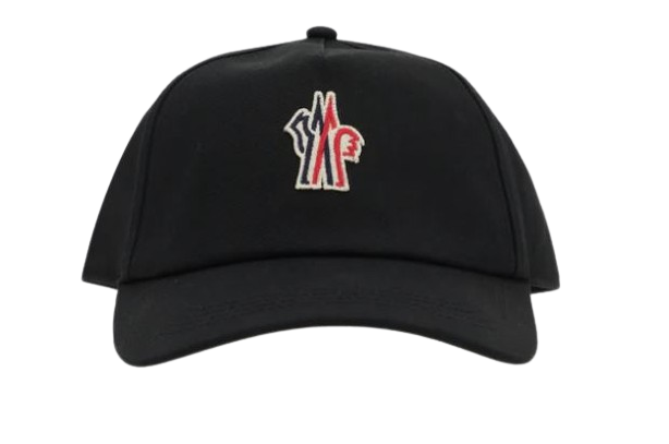 MONCLER GRENOBLE Men's Mini Logo Embroidered Cotton Cap