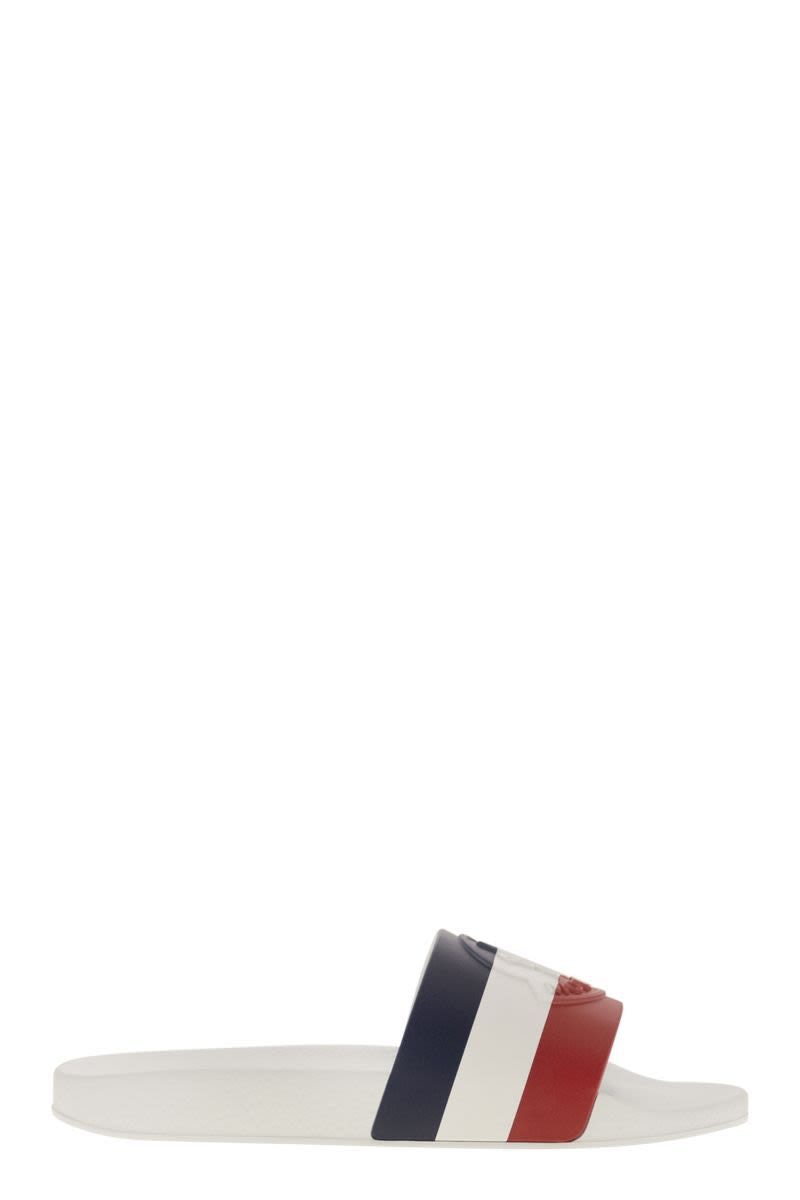 MONCLER Classic Rubber Slide Sandals with Logo Banlieue91