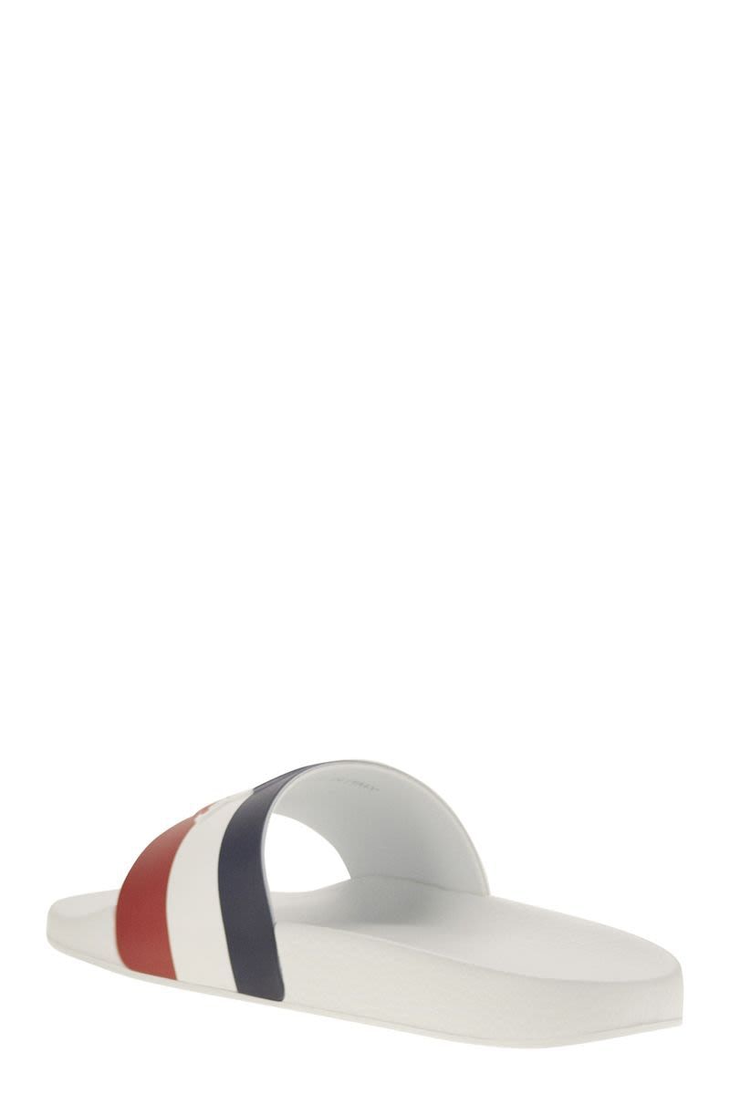 MONCLER Classic Rubber Slide Sandals with Logo Banlieue91