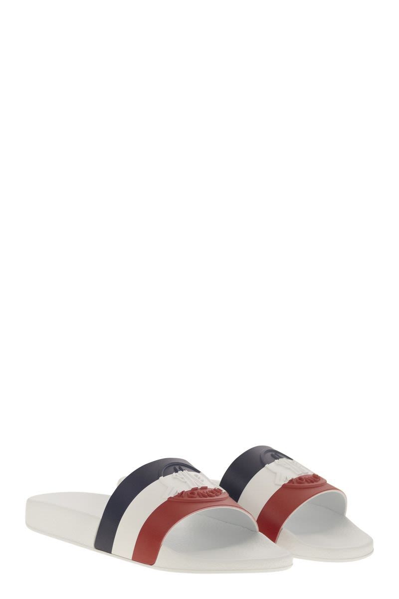 MONCLER Classic Rubber Slide Sandals with Logo Banlieue91