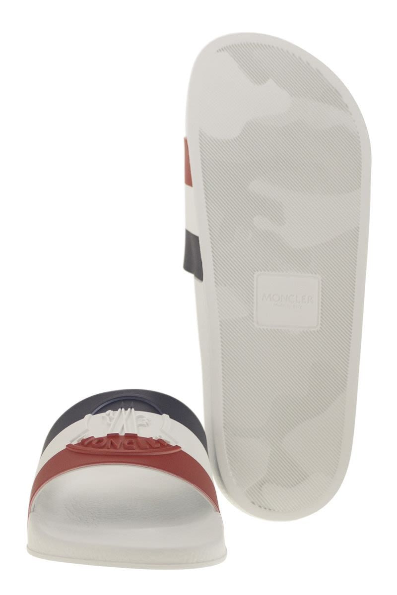 MONCLER Classic Rubber Slide Sandals with Logo Banlieue91