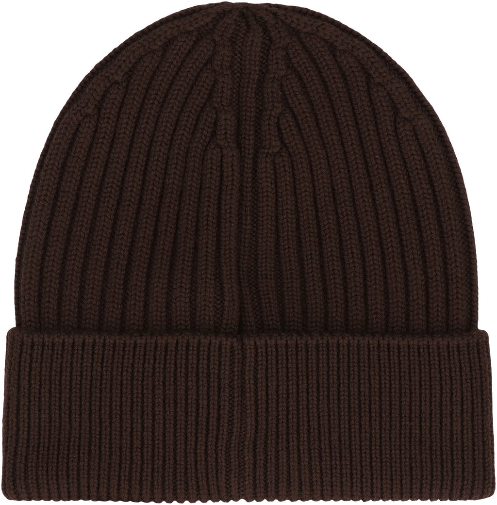 MONCLER GRENOBLE Men's Wool Ribbed Hat