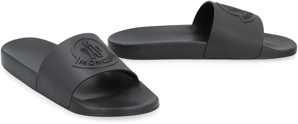 MONCLER Rubber Slide Sandals for Men - FW25 Collection Banlieue91