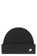 K-WAY Wool Knit Beanie with Turned-Up Brim - Men's-6