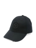 STONE ISLAND Logo Cotton Baseball Cap