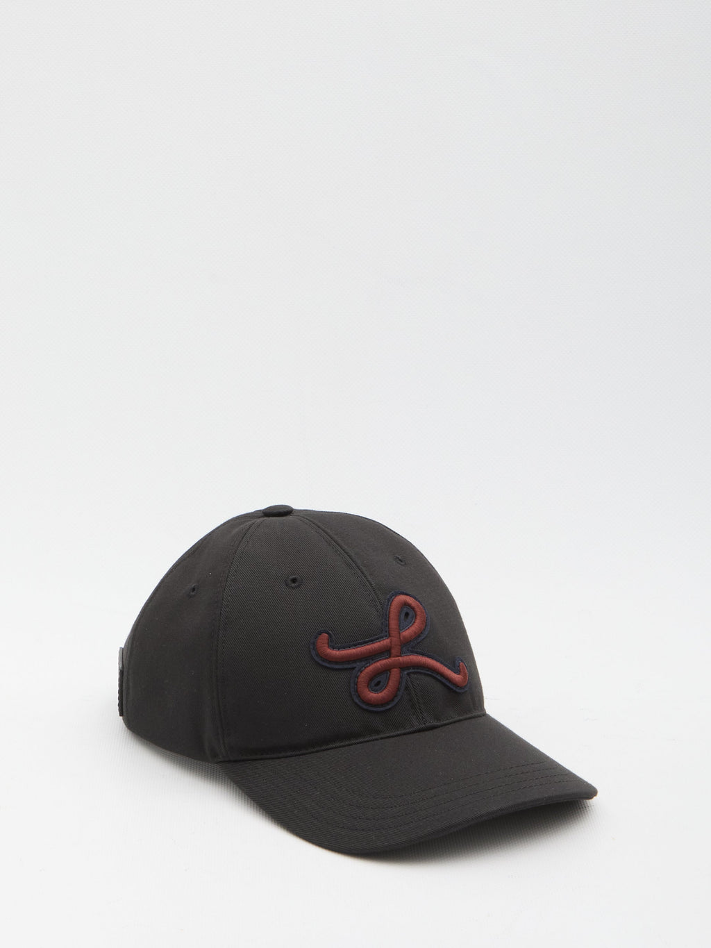 LOEWE Adjustable Cotton Canvas Cap with Embroidered Appliqué - One Size