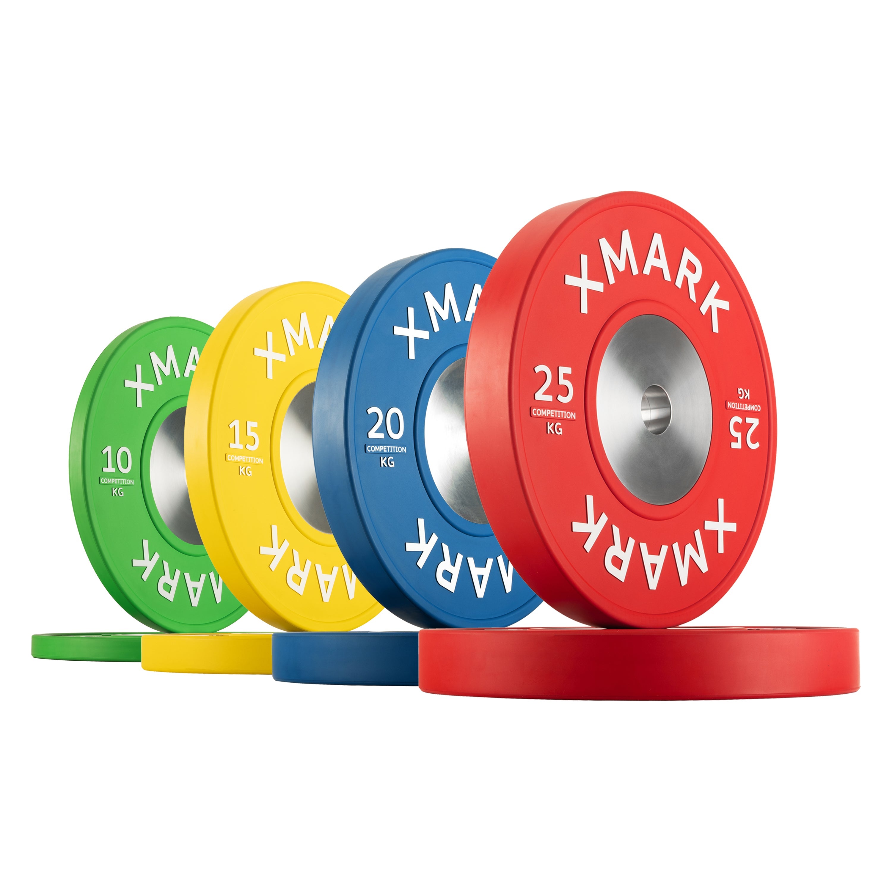 Premium Competition Bumper Plates (KG), Sets and Pairs XMARK