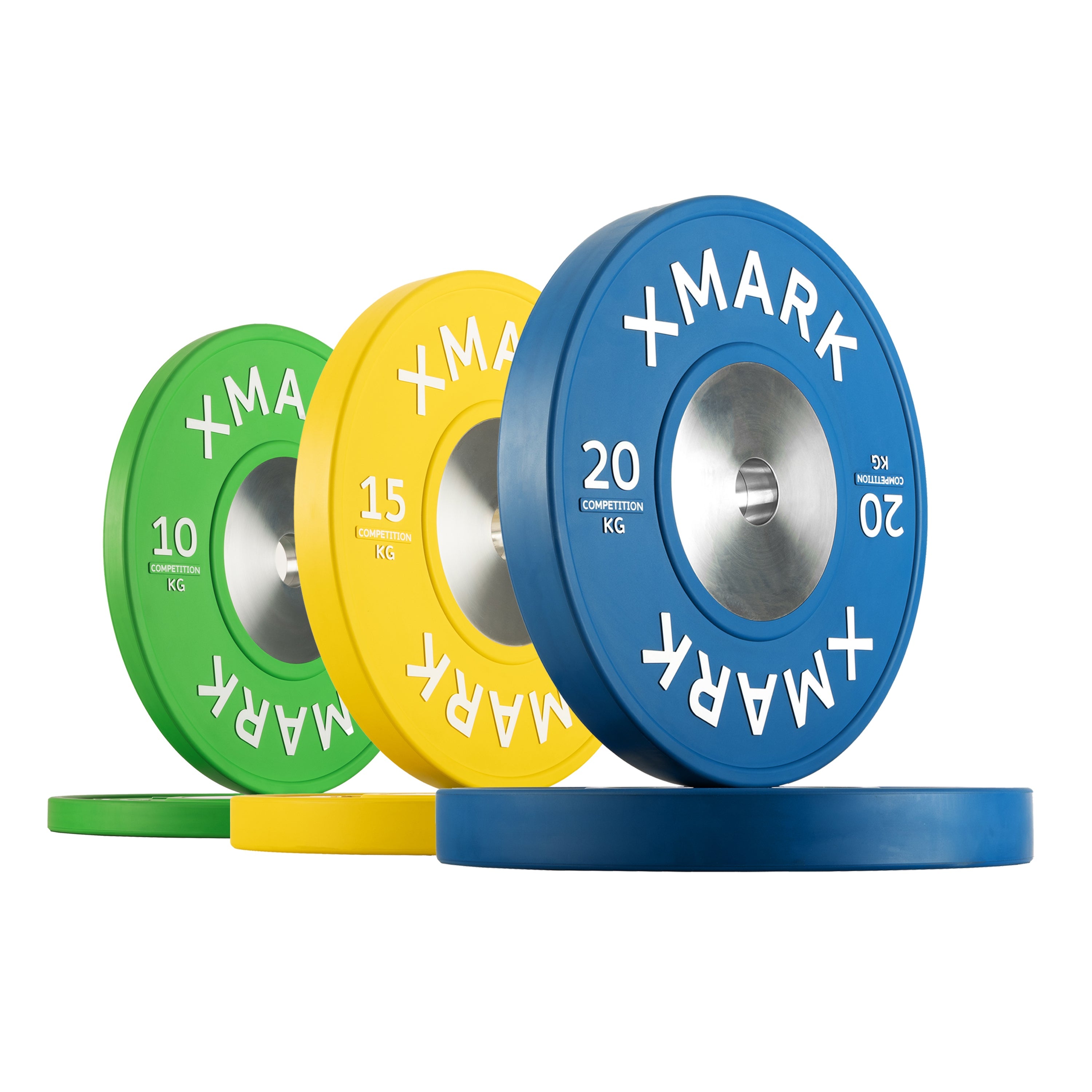 Premium Competition Bumper Plates (KG), Sets and Pairs XMARK