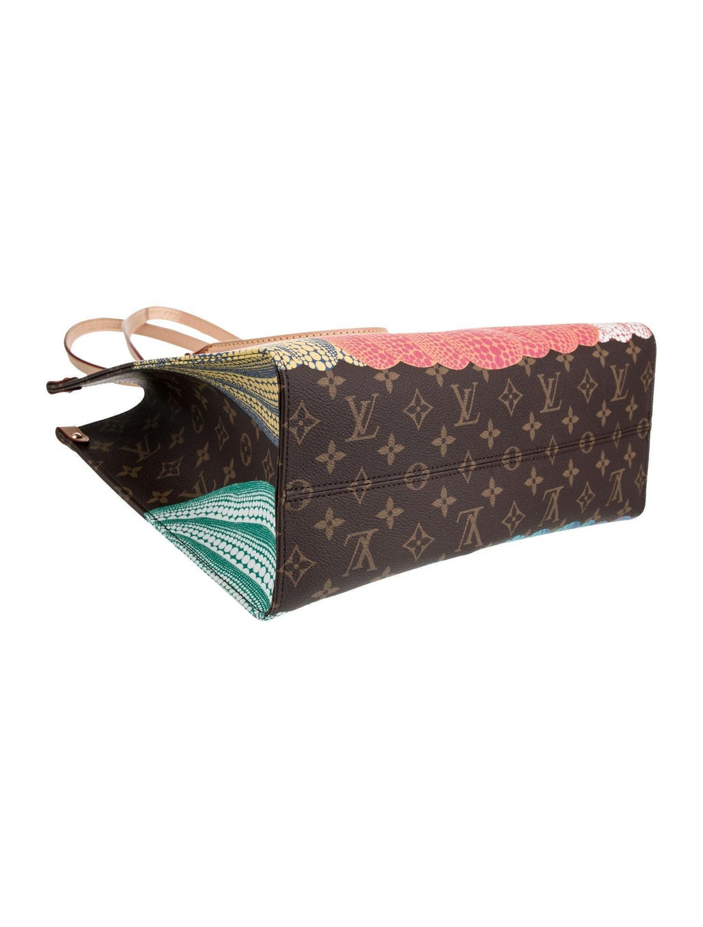 Louis Vuitton Yayoi Kusama ×YK On The Go MM 2WAY Bag Monogram Banlieue91