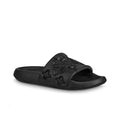 LOUIS VUITTON Waterfront Slide Slippers Men's Black