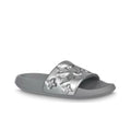 LOUIS VUITTON Waterfront Slide Slippers Men's Silver Gray