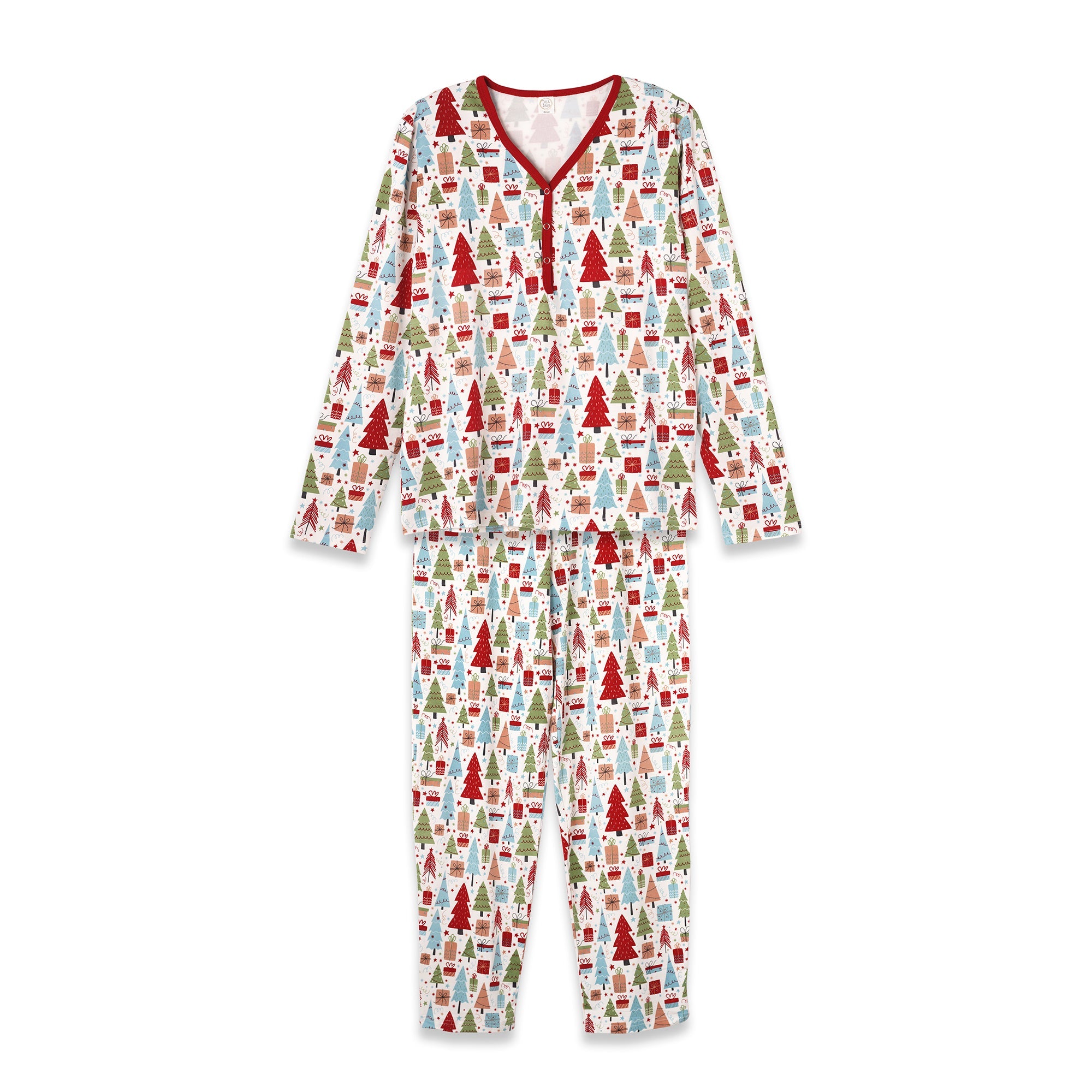 Christmas Merry Women's Bamboo Pajama Set - Family Matching Tesa Babe