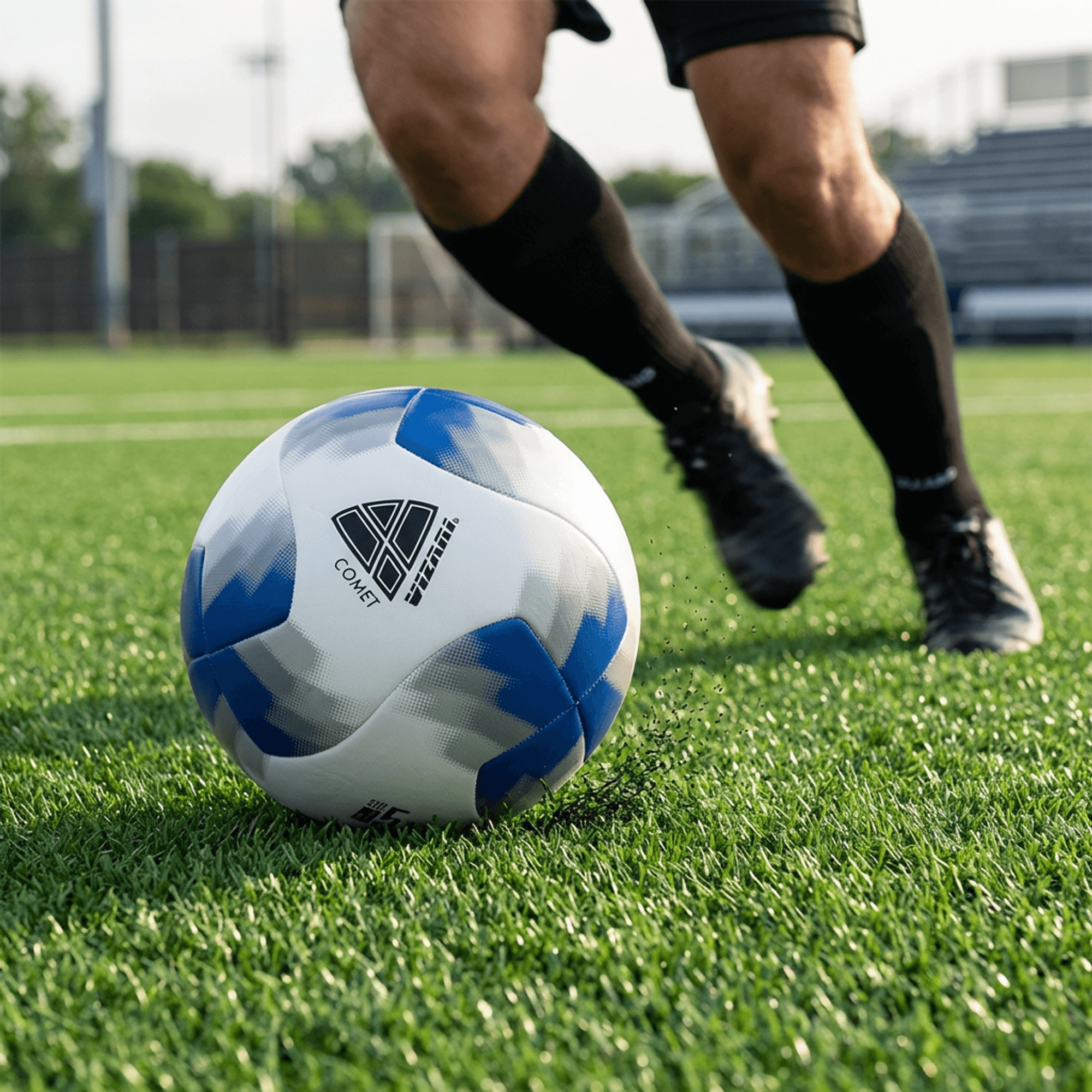 Comet Soccer Ball – Blue Vizari Sports