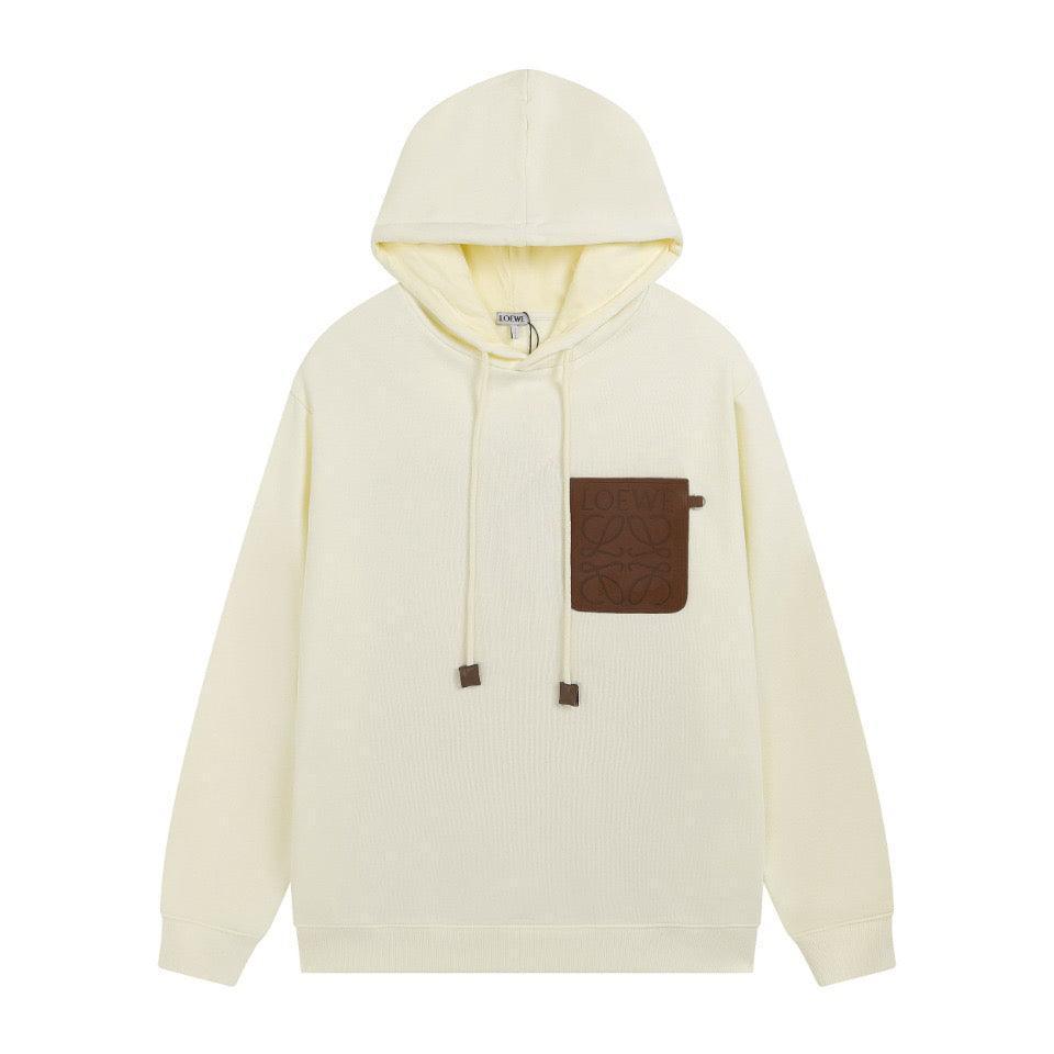 Loewe Relaxed fit hoodie in Cotton 'Beige' Banlieue91