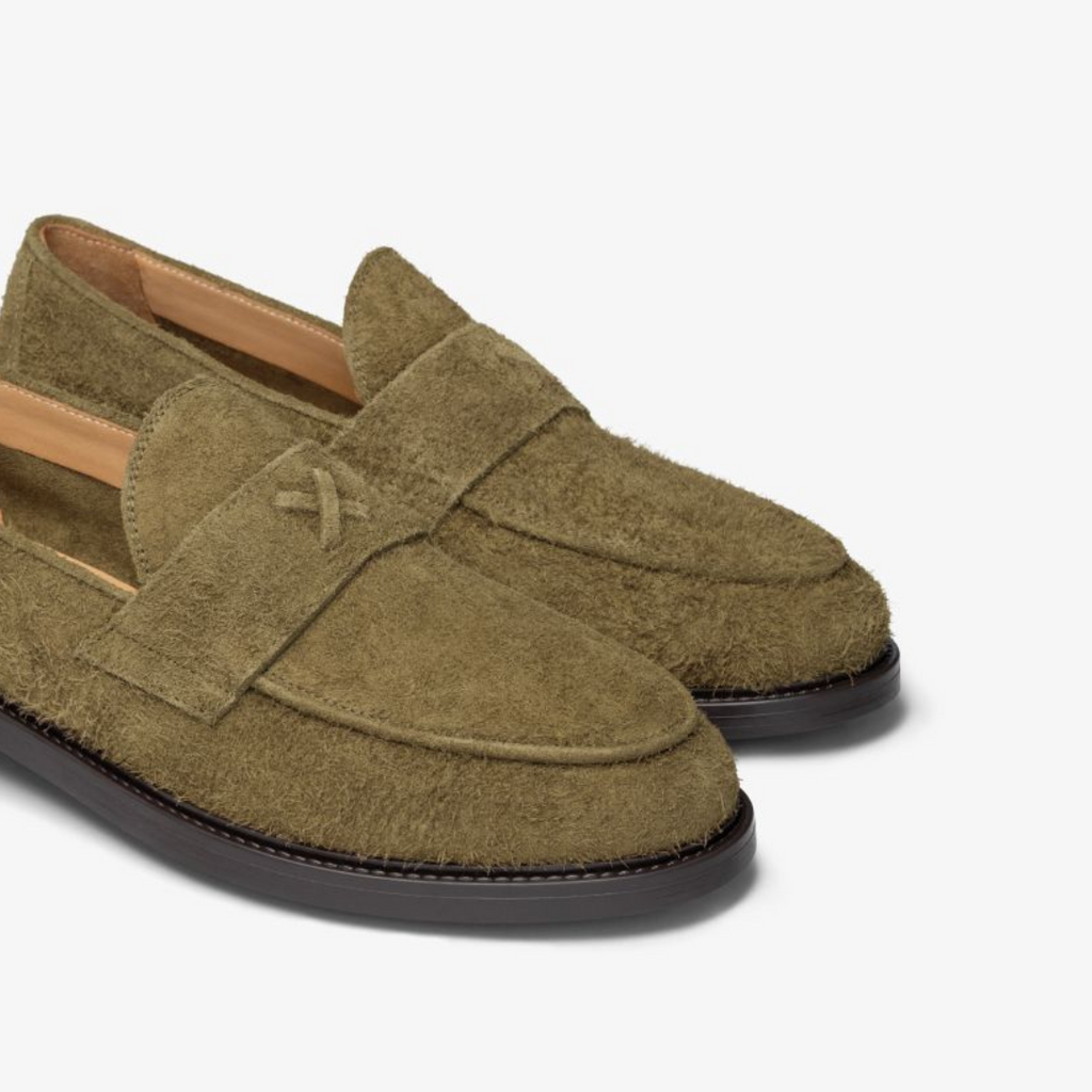 Men's Antelope Textured Suede Lug Centesimo Del Toro Shoes
