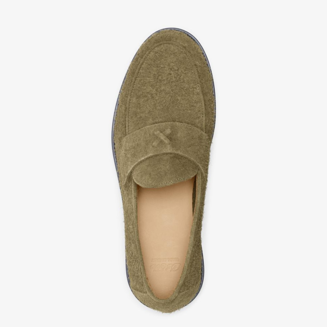 Men's Antelope Textured Suede Lug Centesimo Del Toro Shoes