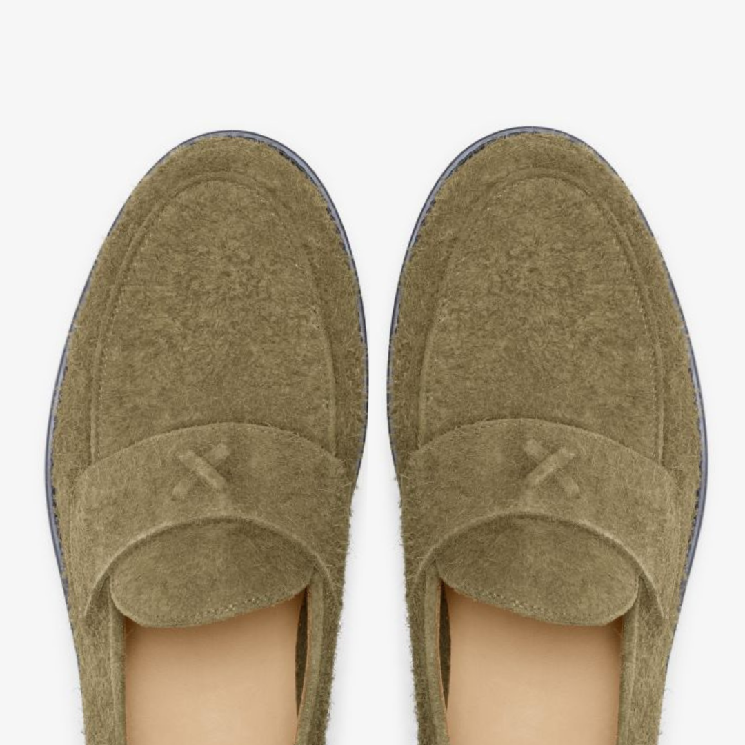 Men's Antelope Textured Suede Lug Centesimo Del Toro Shoes