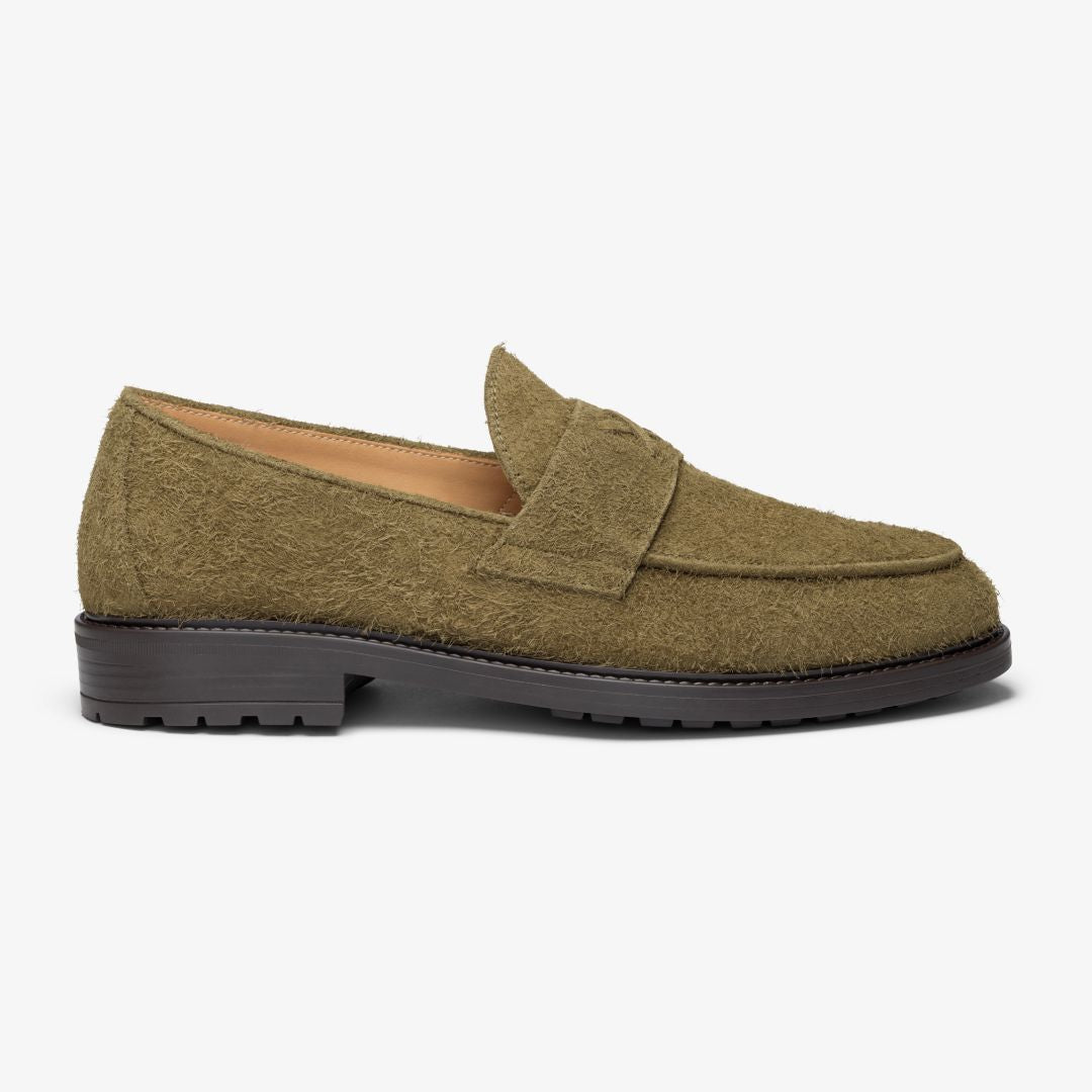 Men's Antelope Textured Suede Lug Centesimo Del Toro Shoes