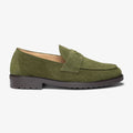 Men's Olive Suede Lug Centesimo Del Toro Shoes