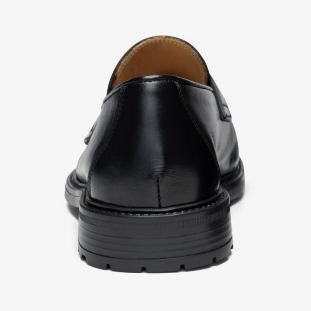 Men's Black Leather Lug Centesimo Del Toro Shoes