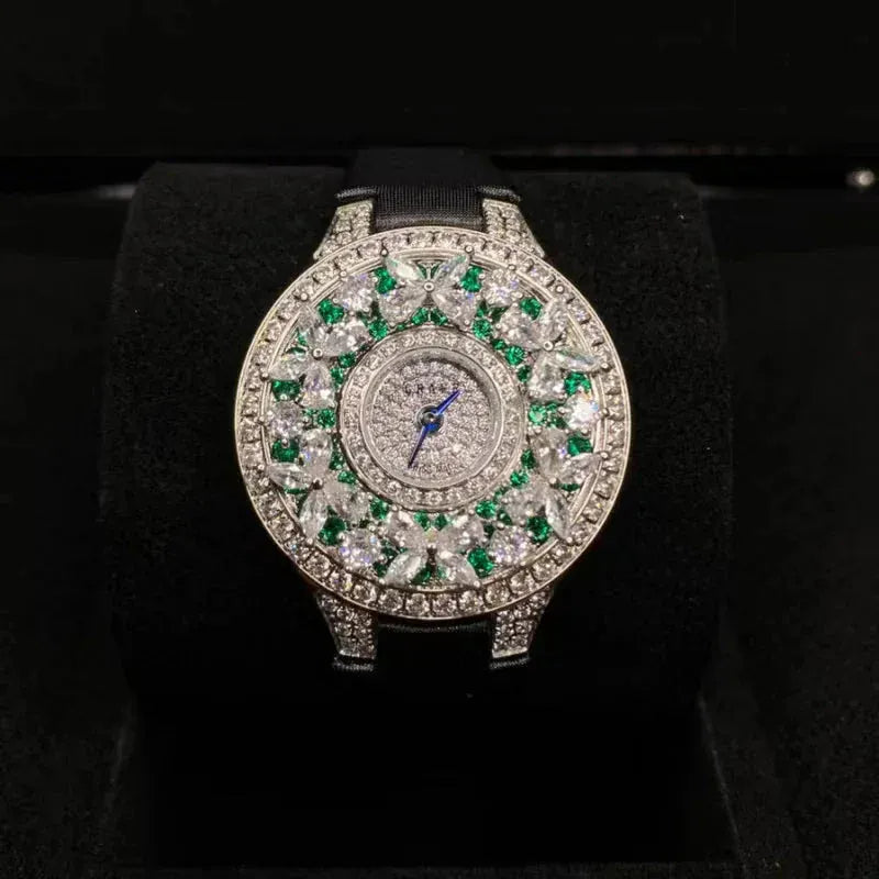 Luxury Colorful Women’s Quartz Watch | Elegant Jewel Bracelet Timepiece