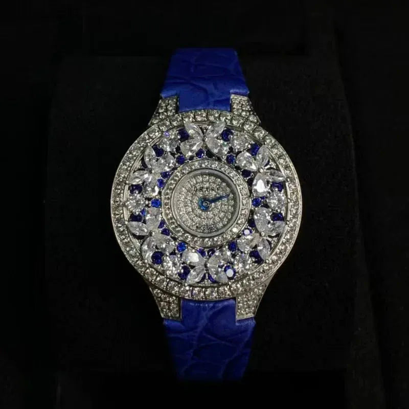 Luxury Colorful Women’s Quartz Watch | Elegant Jewel Bracelet Timepiece