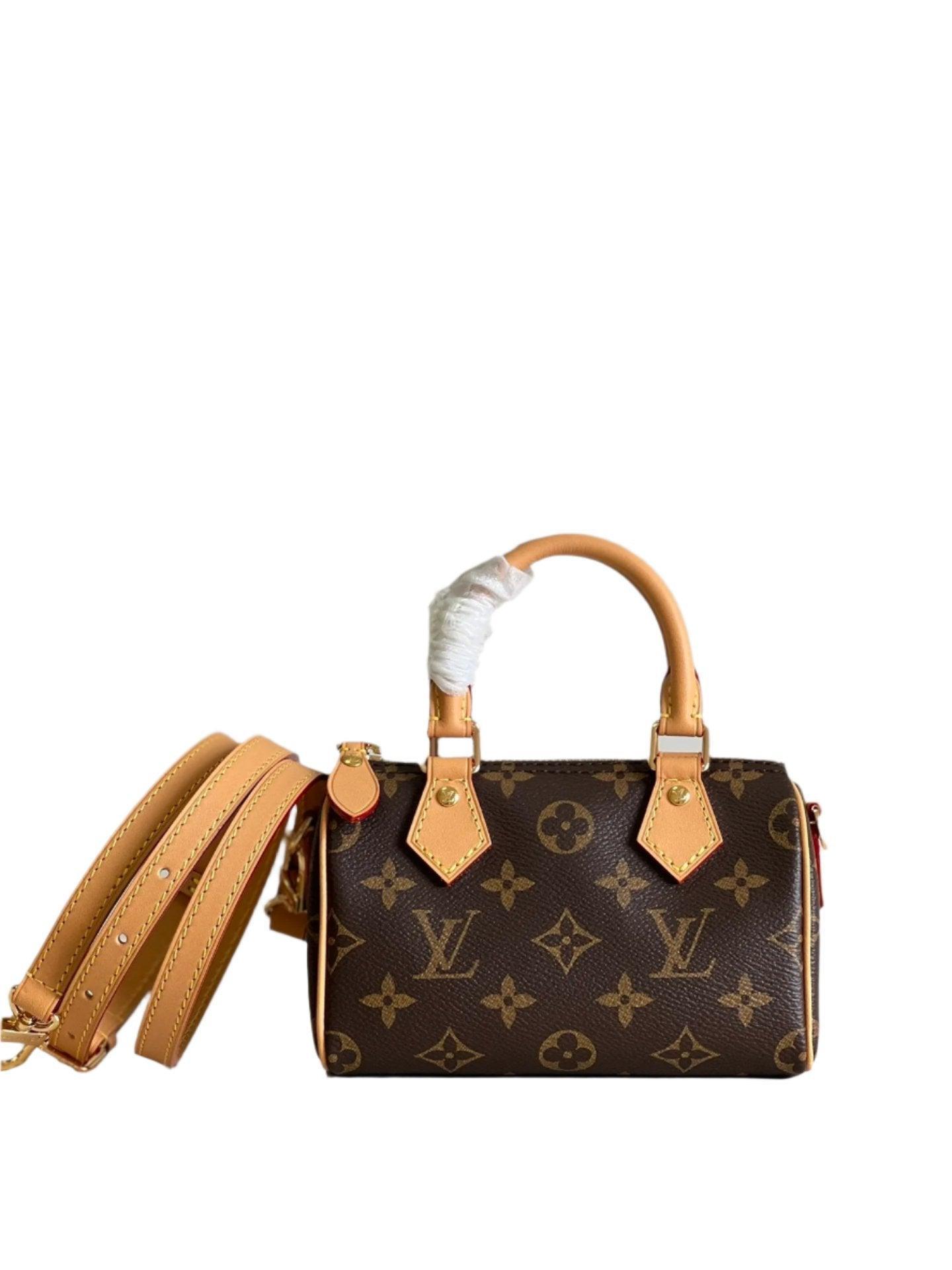 Louis Vuitton Speedy Nano revamped in Monogram Canvas Banlieue91
