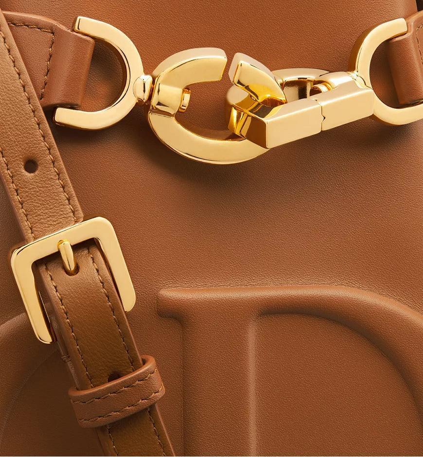 Medium C'est Dior Bag Golden Saddle CD-Embossed Calfskin Banlieue91