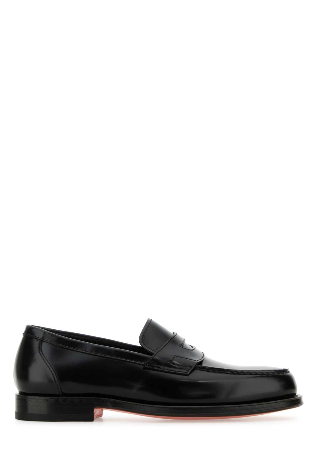 SANTONI Classic Leather Loafers for Men Banlieue91