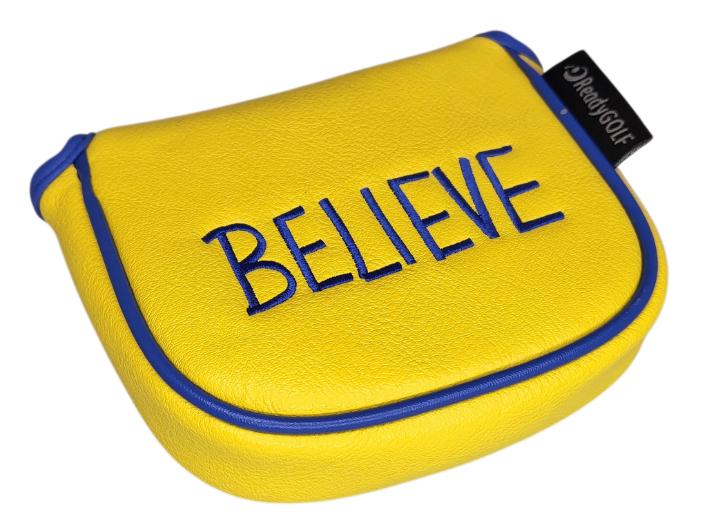 L.A.B. MEZZ / OZ Embroidered Center-Shafted Putter Cover by ReadyGOLF - Believe