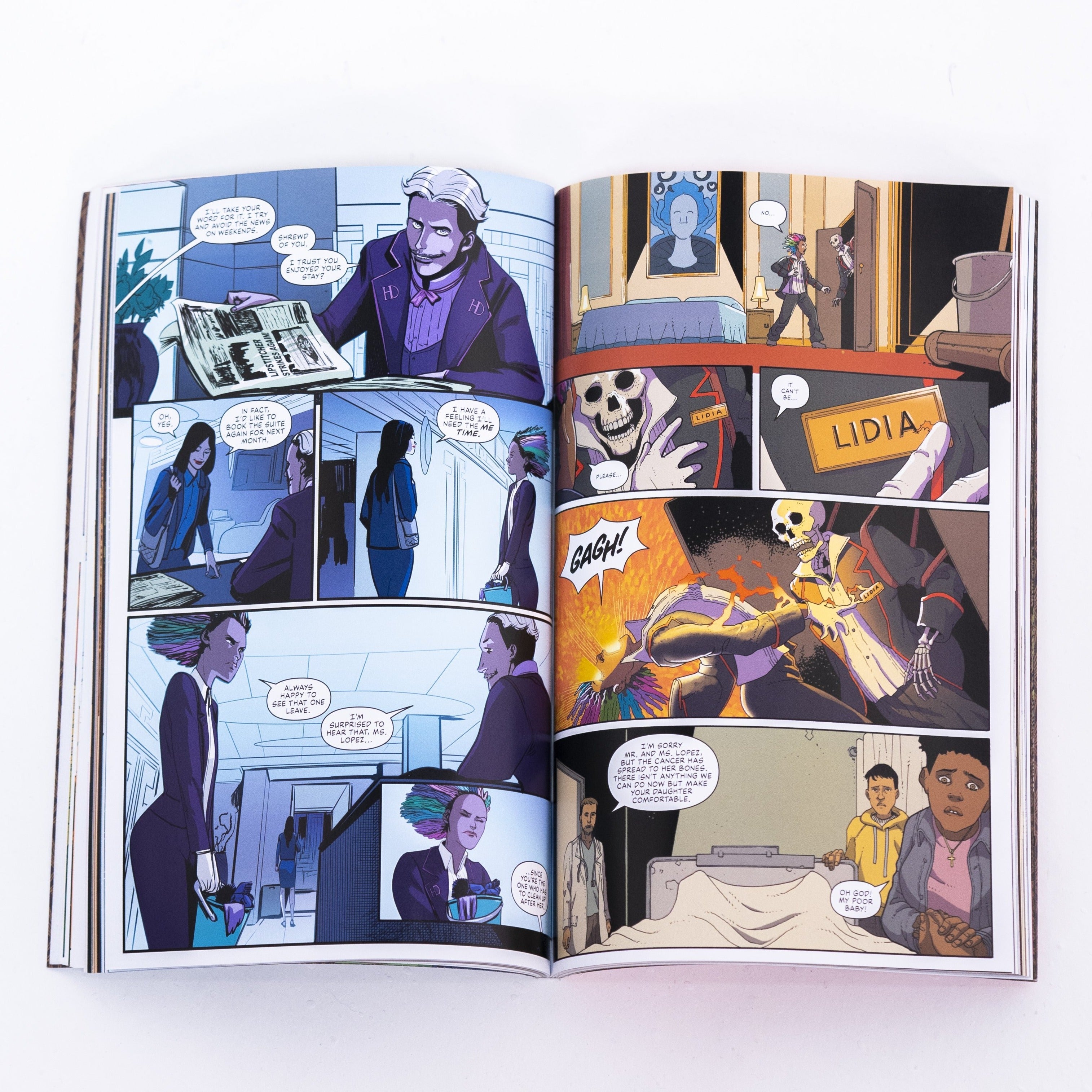 Machine Gun Kelly's Hotel Diablo Graphic Novel - Deluxe Book Z2 Comics