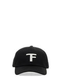 TOM FORD Men's Classic Cotton and Leather Hat