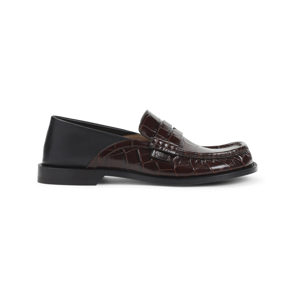 LOEWE Campo Flap Back Calfskin Loafers for Men Banlieue91