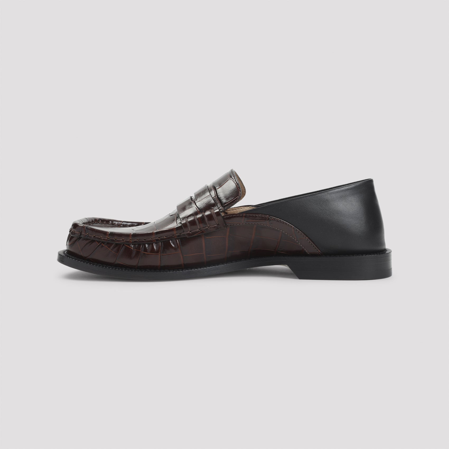 LOEWE Campo Flap Back Calfskin Loafers for Men Banlieue91