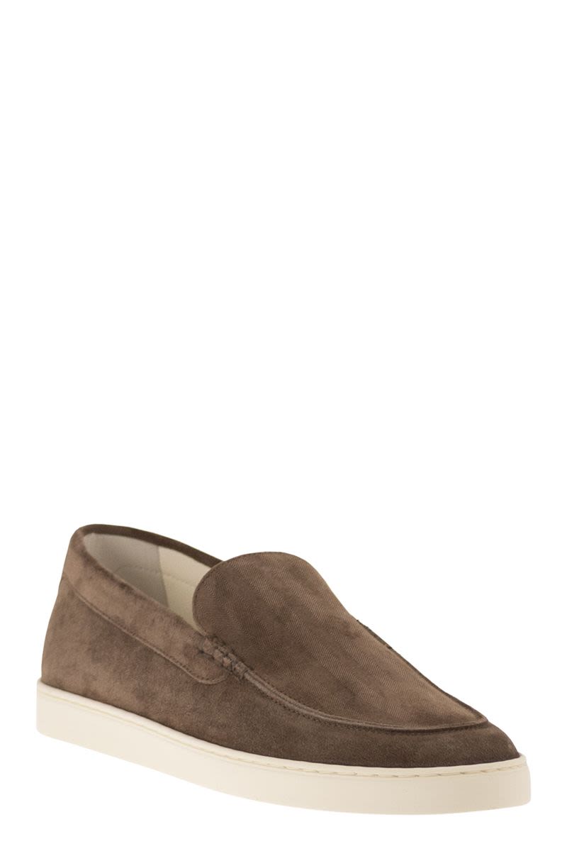 BRUNELLO CUCINELLI Men's Suede Loafer Banlieue91