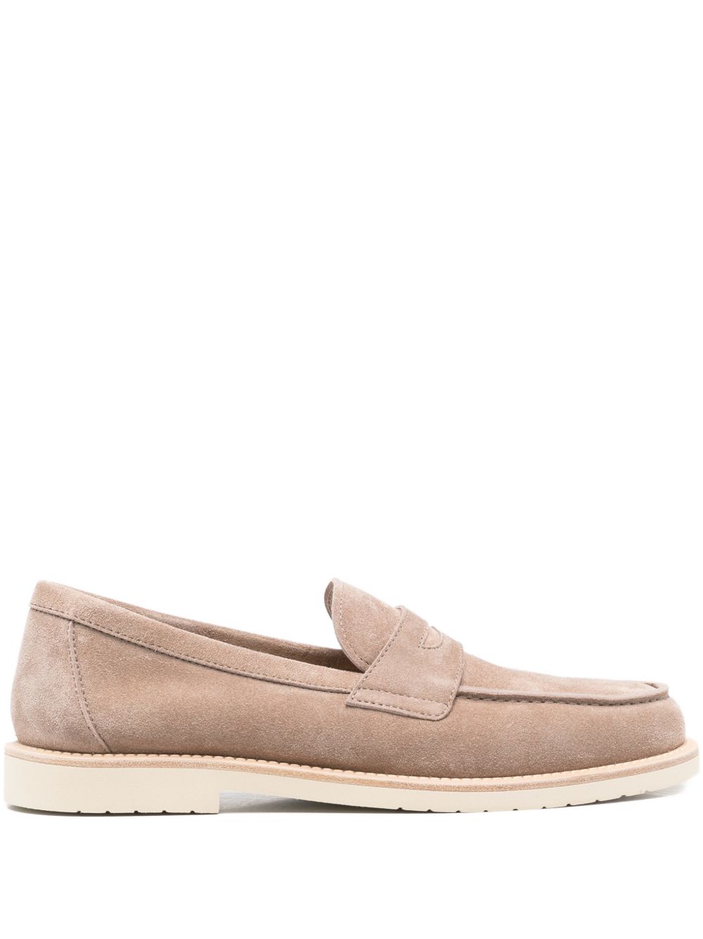 BRUNELLO CUCINELLI Men's Classic Leather Loafers Banlieue91