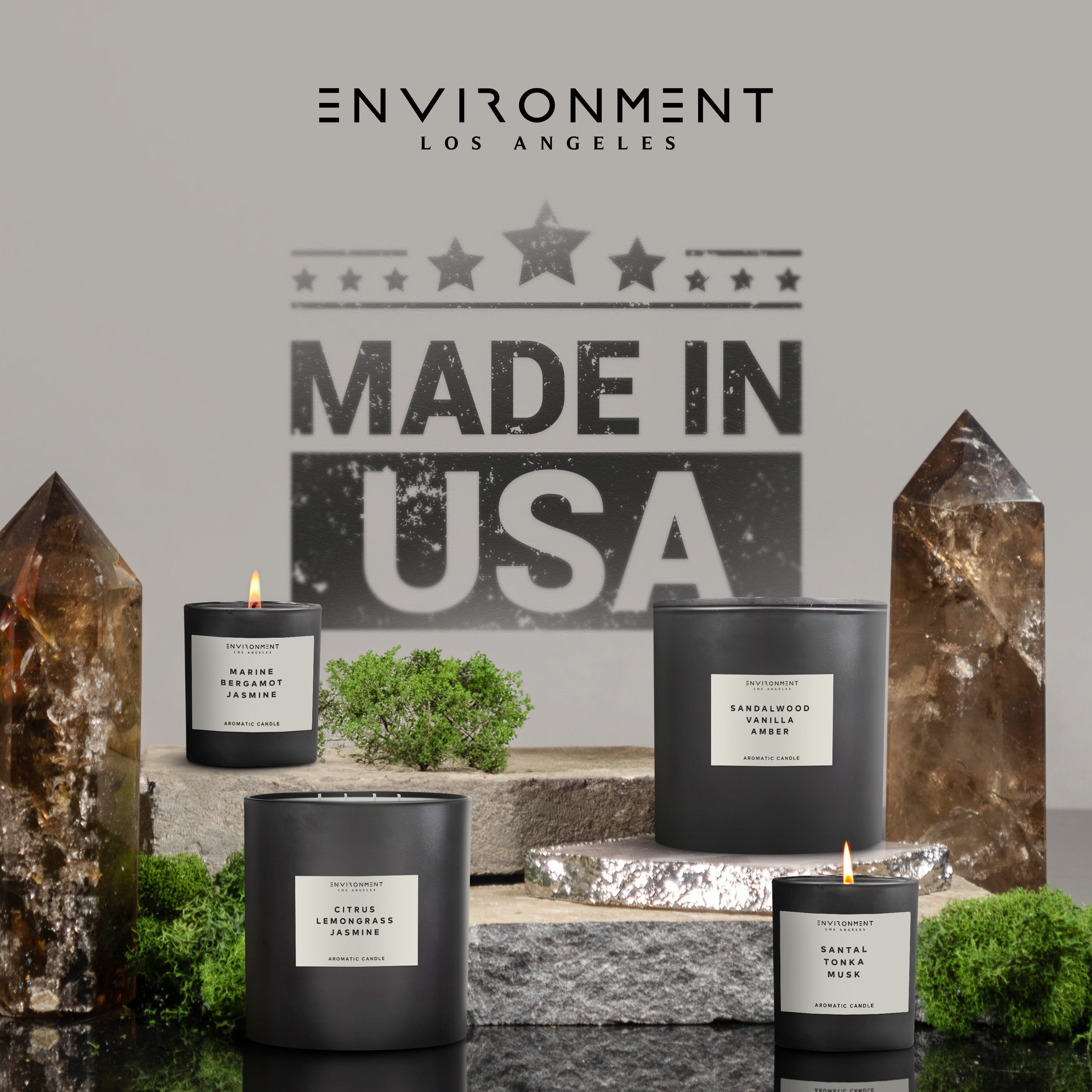 8oz Oud Wood | Guaiac Wood | Cedar Candle with Lid and Box (Inspired by Tom Ford Oud Wood®)