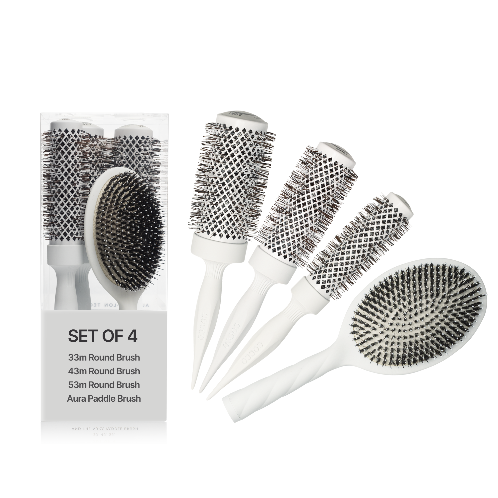 COCCO® Aura Brush Set (White)