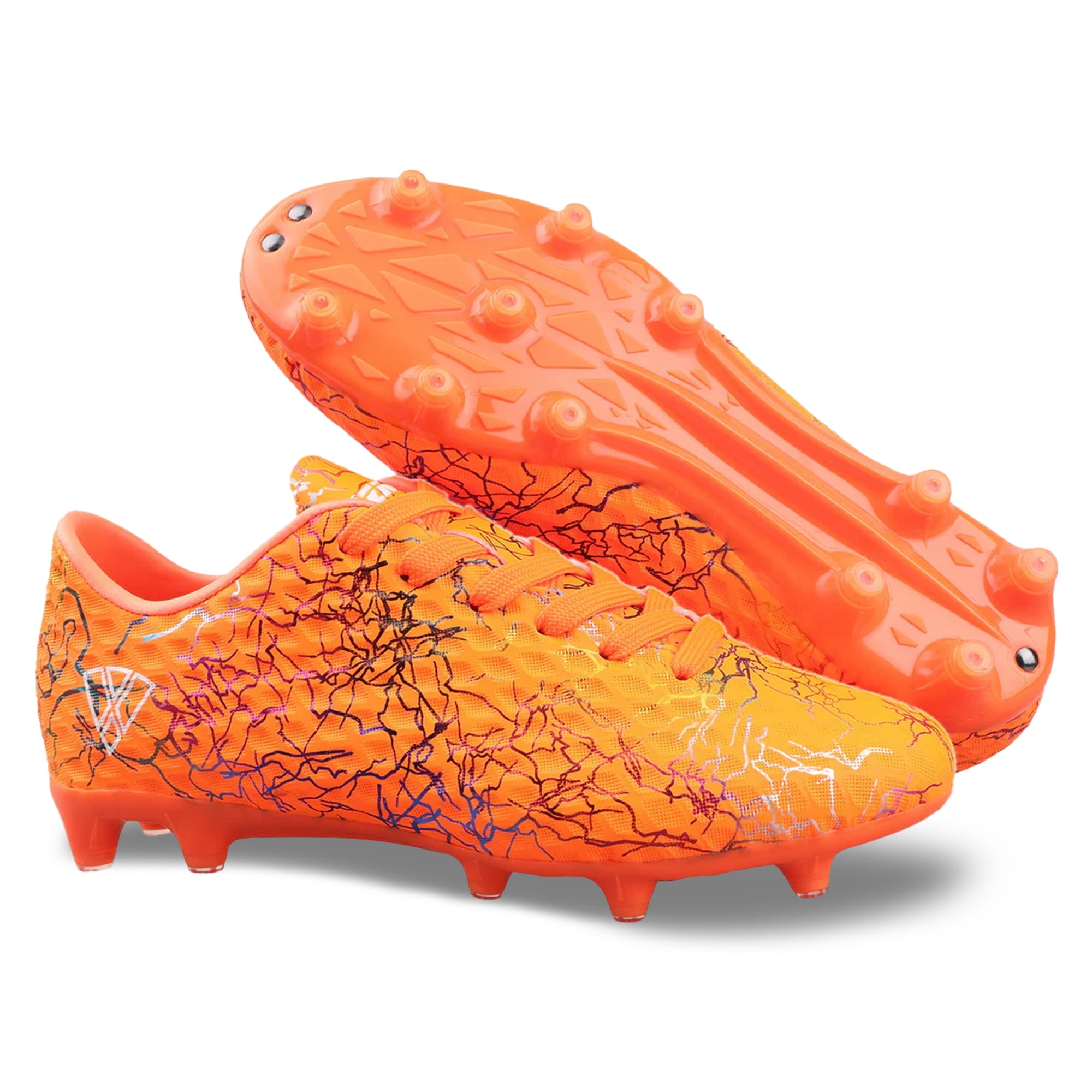 Vizari Zodiac JR Kids Firm Ground (FG) Soccer Cleats – Orange, Youth Sizes 8C–6Y Under $30