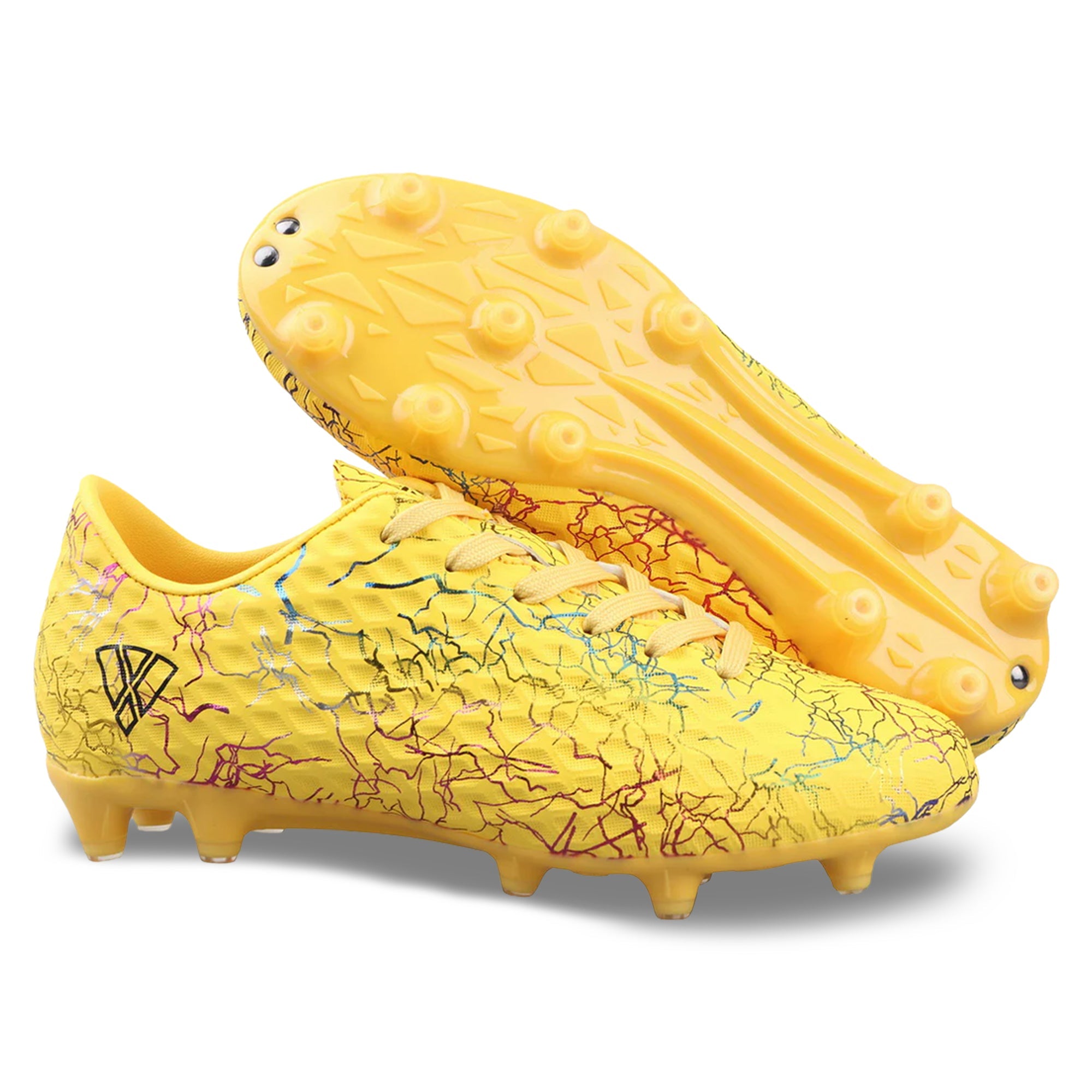 Vizari Zodiac JR Kids Firm Ground (FG) Soccer Cleats – Yellow, Youth Sizes 8C–6Y Under $30