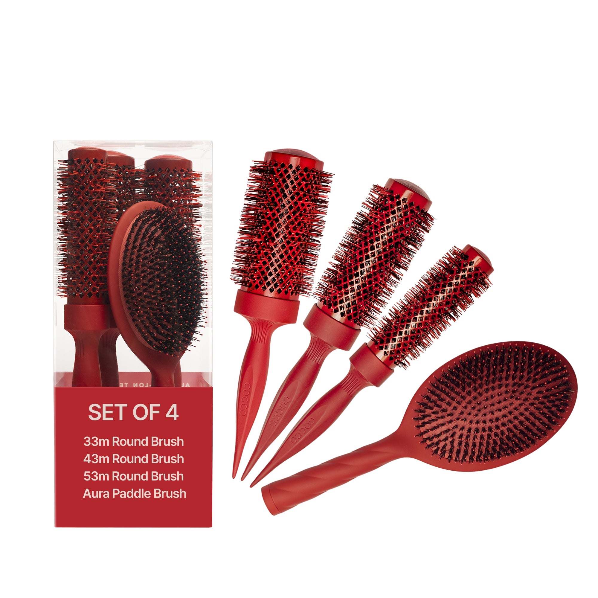 COCCO® Aura Brush Set (Red)