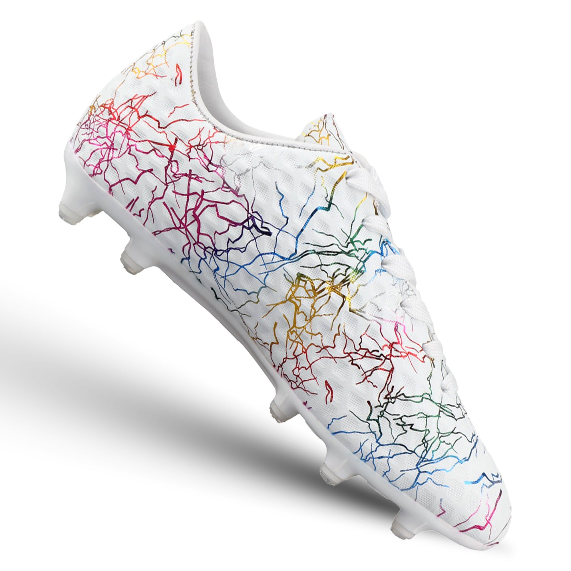 Vizari Zodiac JR Kids Firm Ground (FG) Soccer Cleats – White, Youth Sizes 8C–6Y Under $30