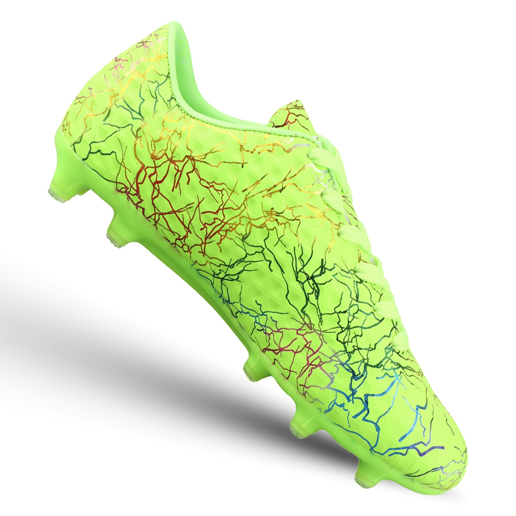 Vizari Zodiac JR Kids Firm Ground (FG) Soccer Cleats – Green, Youth Sizes 8C–6Y Under $30